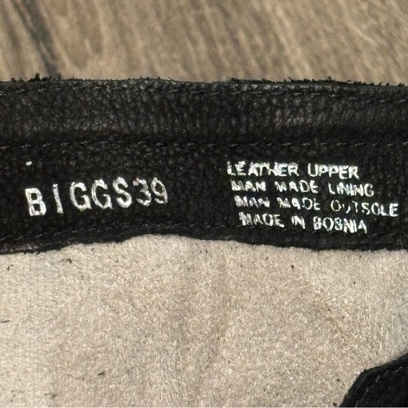 Miz Mooz Leather Double Buckle Ankle Boots Biggs Black Women’s Sz EU 39 US 8.5 - Picture 9 of 11